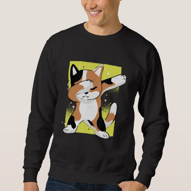 Sudadera Dabbing Cat Dance Cat Dab Love (Anverso)