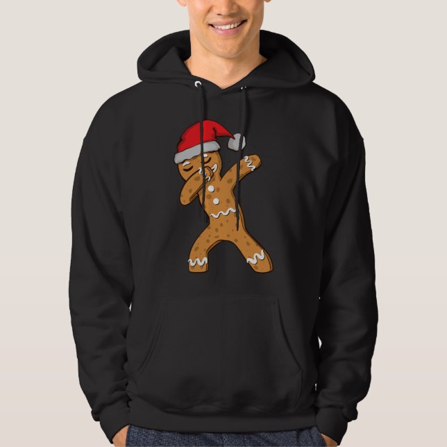 Sudadera Dabbing Dab Gingerbread Man Navidades (Anverso)