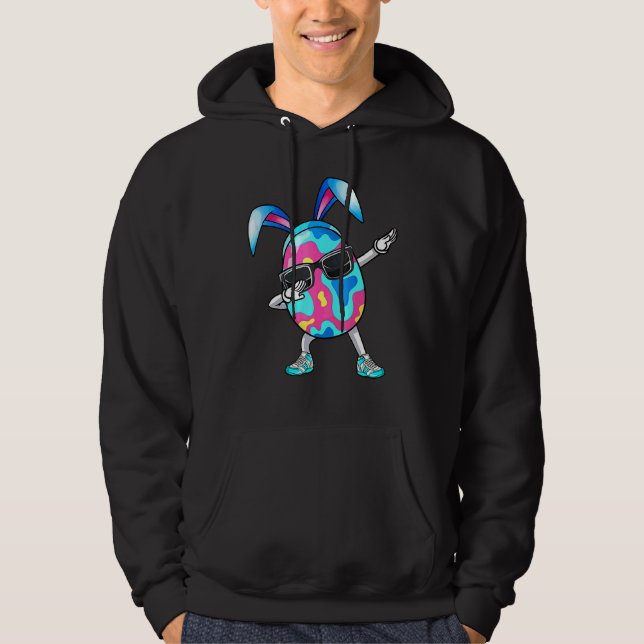 Sudadera Dabbing Easter Egny Bunny Ears Easter Day Hunter H (Anverso)
