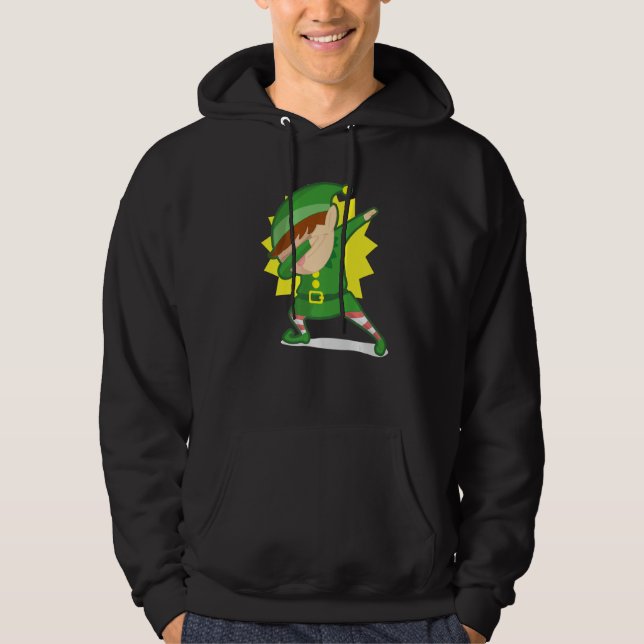 Sudadera Dabbing Elf Friends  Christmas Boys (Anverso)