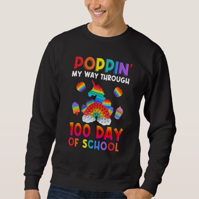 Sudadera Dabbing Fidget Toy Unicorn Mi camino a través de 1 (Anverso)