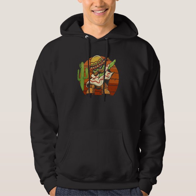 Sudadera Dabbing Fiesta Mexicana Festival Cinco de Mayo Cel (Anverso)