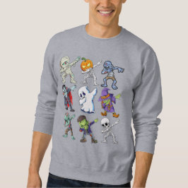 Sudadera Dabbing Halloween Boys Skeleton Zombie Mummy