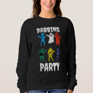 Sudadera Dabbing Halloween Party Costuve Monstruos Ghouls A
