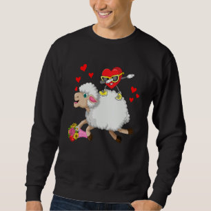 Sudadera Dabbing Heart Gafas de sol Riding Sheep Farmer Val