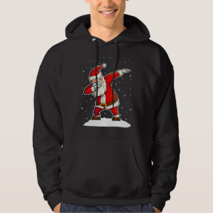 Sudadera Dabbing Hipster Santa Wearing Mask Quarantine Chri