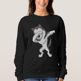 Sudadera Dabbing Husky Dog Dab Dance