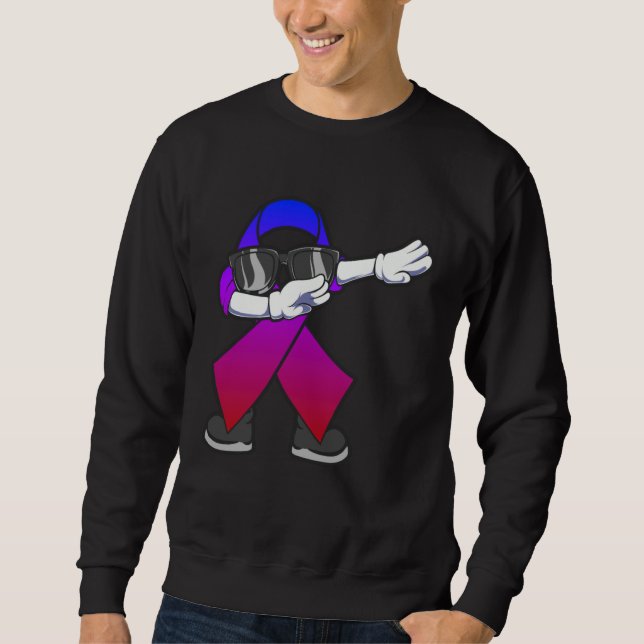 Sudadera Dabbing Inclusion Ribbon Dabbin Dance (Anverso)