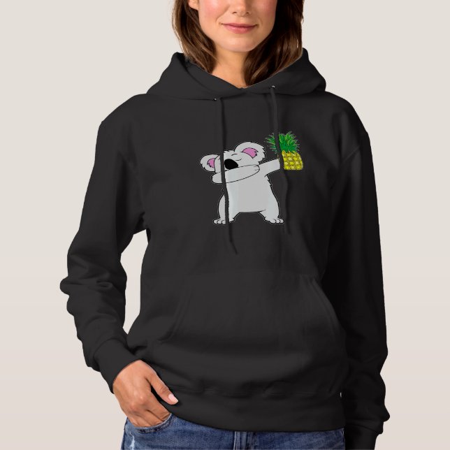 Sudadera Dabbing Koala Bear Pineapple Aloha Beach Hawaii (Anverso)