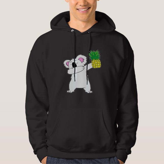 Sudadera Dabbing Koala Bear Pineapple Aloha Beach Hawaii (Anverso)
