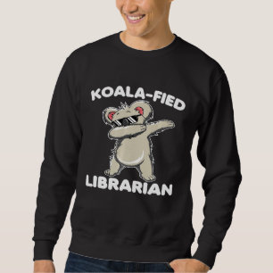 Sudadera Dabbing Koala Bibliotecaria Funny Animal Punv Libr