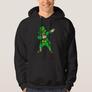 Sudadera Dabbing Leprechaun Face Mask St Patrick's Day Boys