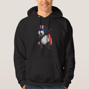 Sudadera Dabbing Panda Bear Con Tío Sam Gorra Bandera Estad