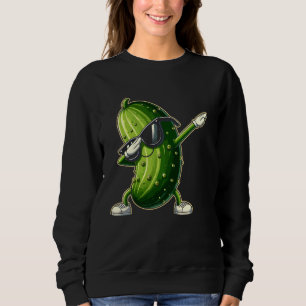 Sudadera Dabbing Pickle Cucumber Vegetable Food Jar Lover F
