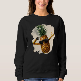 Sudadera Dabbing Pineapple Aloha Sunglass Beach Dance Haw