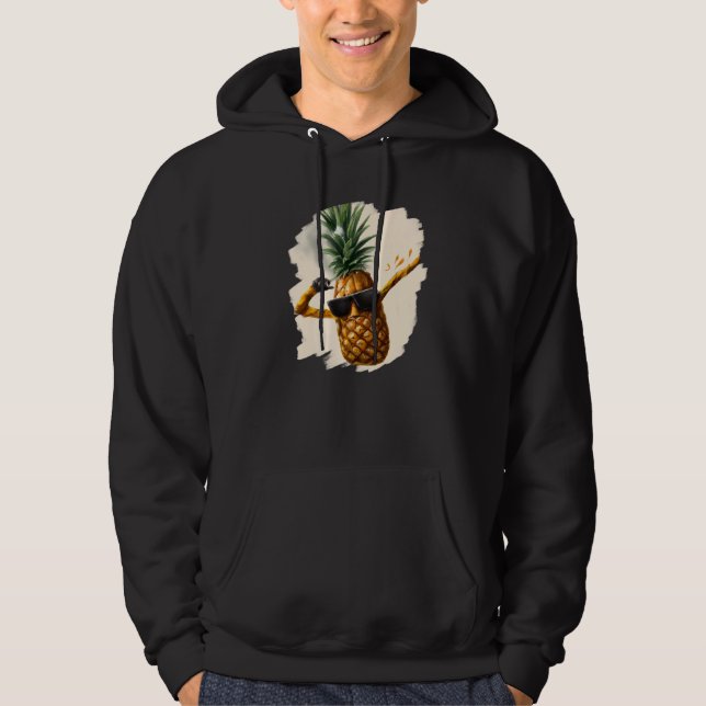 Sudadera Dabbing Pineapple Aloha Sunglass Beach Dance Haw (Anverso)