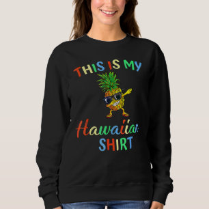Sudadera Dabbing Pineapple Gafas de sol Aloha Bebidas Hawai