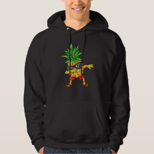 Sudadera Dabbing Pineapple Gafas de sol Aloha Bebidas Hawai