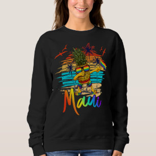 Sudadera Dabbing Pineapple Gay Pride Lgbt Maui Hawaii Summe
