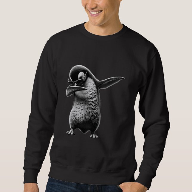 Sudadera Dabbing Pinguin Guay Dab Fun Animal Lover Da (Anverso)