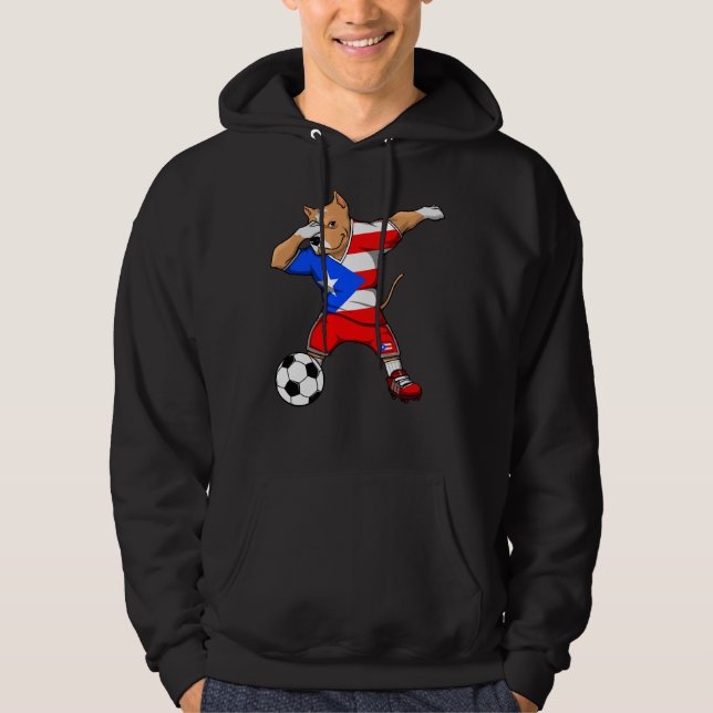 Sudadera Dabbing Pitbull Dog Puerto Rico (Anverso)