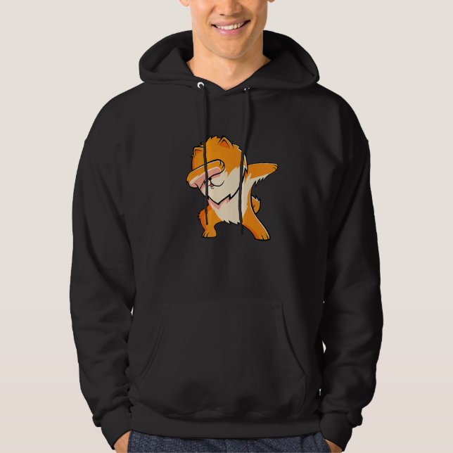 Sudadera Dabbing Pomerania Dog Dab Dance (Anverso)