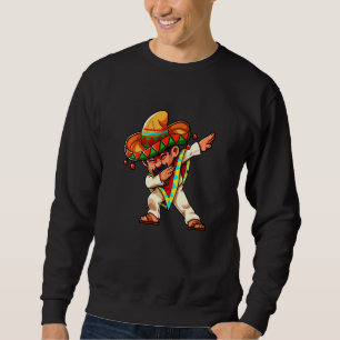 Sudadera Dabbing Poncho Cinco De Mayo Festival Mexicano de 