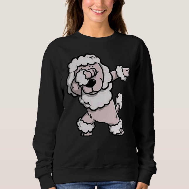 Sudadera Dabbing Poodle (Anverso)