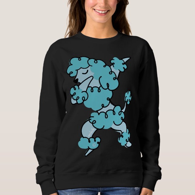 Sudadera Dabbing Poodle (Anverso)