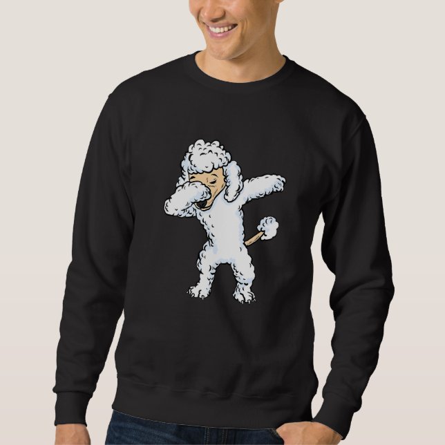Sudadera Dabbing Poodle Dog Dab Dance (Anverso)