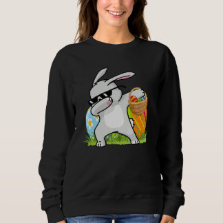 Sudadera Dabbing Rabbit Easter Day Eggs Bunny Dabbing Boys 