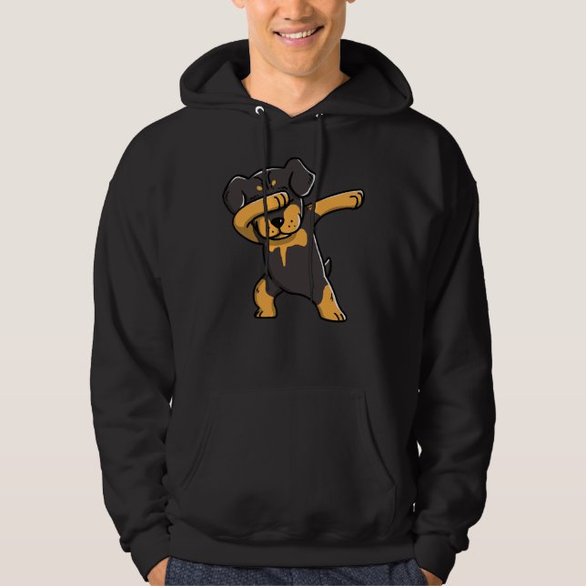 Sudadera Dabbing Rottweiler 2 (Anverso)