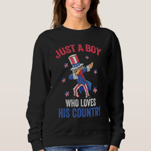Sudadera Dabbing Sam American Patriotic Eeuu 4 De Julio Boy