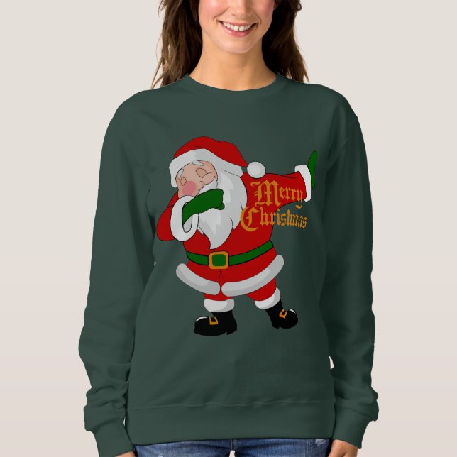 Sudadera dabbing santa claus (Anverso)
