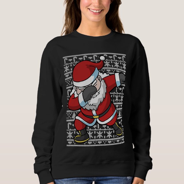 Sudadera Dabbing Santa Claus Christmas Dab Men Women Boys K (Anverso)