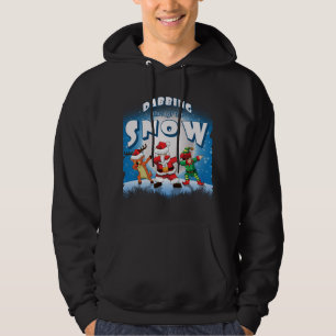 Sudadera Dabbing Santa Claus Elf Navidades de renos