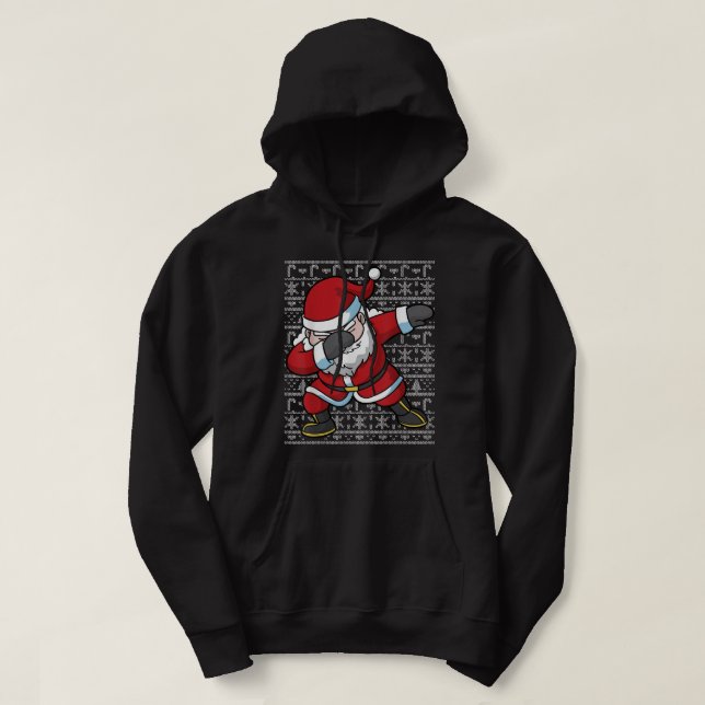 Sudadera Dabbing Santa Claus Navidades Dab Men Women Boys K (Diseño del anverso)