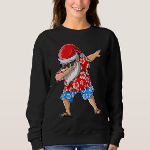 Sudadera Dabbing Santa Navidades En Julio Hombres Hawa Trop