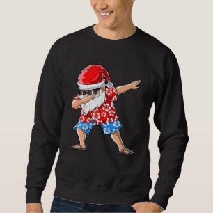 Sudadera Dabbing Santa T Shirt Hawaiian Claus Navidades Dab
