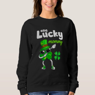 Sudadera Dabbing Shamrock Una afortunada madre de familia c