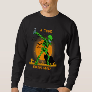 Sudadera Dabbing Skeleton Soccer Halloween Niños hombres