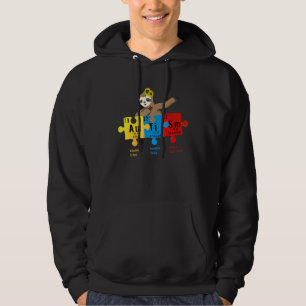 Sudadera Dabbing Slobing Sunflower Autism Conciencia químic