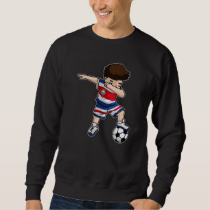 Sudadera Dabbing Soccer Boy Costa Rica Ticos Dab Dance Foot