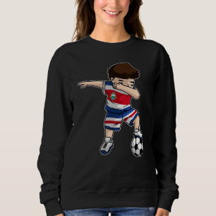 Sudadera Dabbing Soccer Boy Costa Rica Ticos Dab Dance Foot