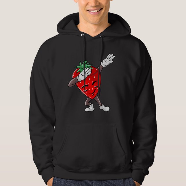 Sudadera Dabbing Strawberry Funny Love Dancer Sweet for (Anverso)