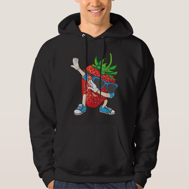 Sudadera Dabbing Strawberry Funny Love Dancer Sweet for (Anverso)