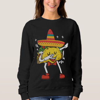 Sudadera Dabbing Taco Cinco de Mayo Mexican Fiesta Celebrat