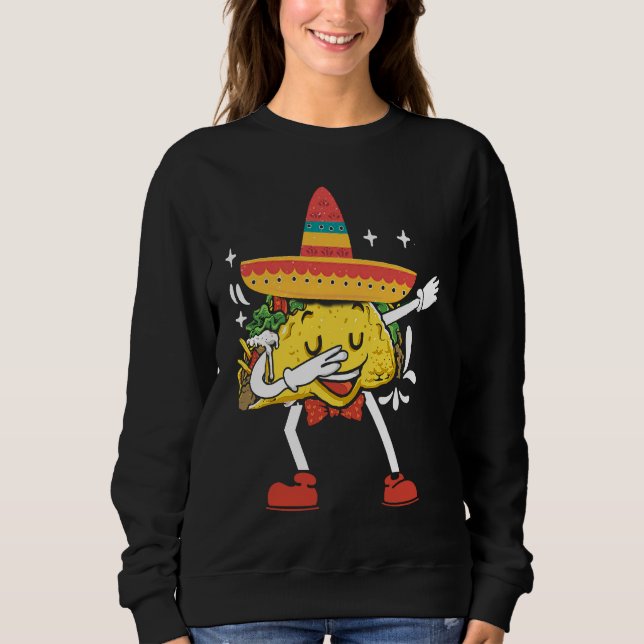 Sudadera Dabbing Taco Cinco de Mayo Mexican Fiesta Celebrat (Anverso)