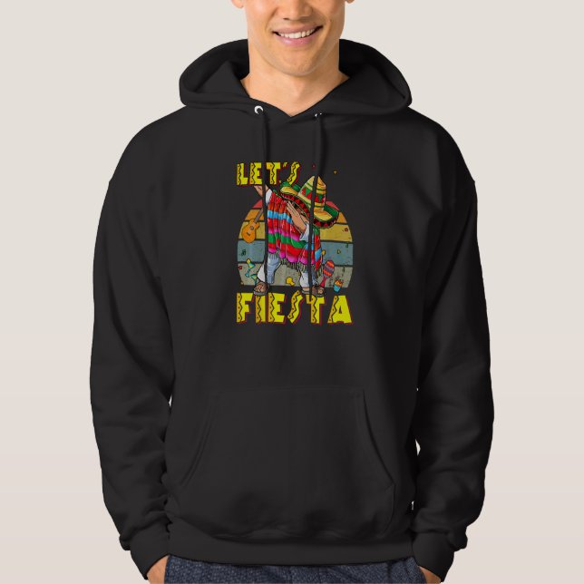 Sudadera Dabbing Taco Cinco De Mayo Niños Mexicanos Comida (Anverso)
