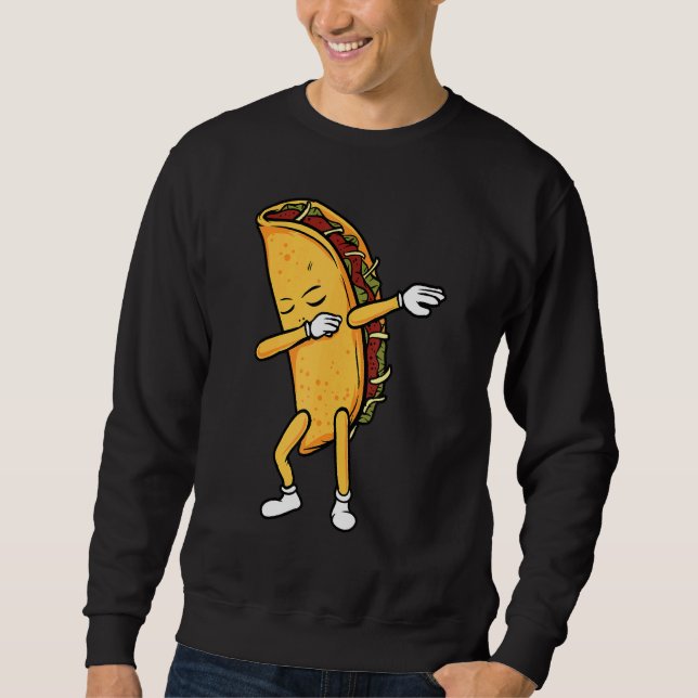 Sudadera Dabbing Taco Mexicano Cinco De Mayo (Anverso)